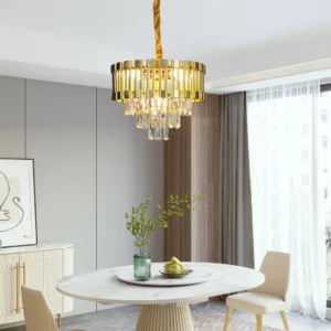 نجف مودرن ذهبي لخمسة مصابيح E14 — قطر 400 مم