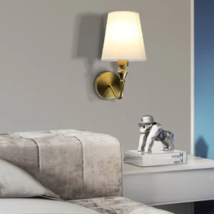 أبليك حائط مودرن بلون زيتي للمبة واحدة (قاعدة E14)