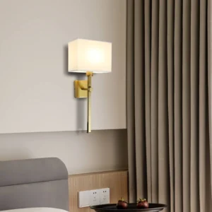 أبليك حائط مودرن بلون زيتي لمبة E14 واحدة