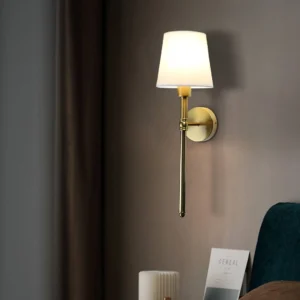 أبليك حائط مودرن لمبة واحدة E14 - تشطيب زيتي