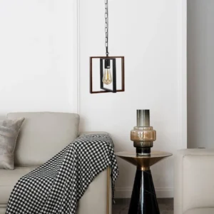 تعليقة مودرن سوداء لمصباح E27 (1 لمبة)