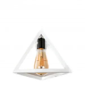 تعليقة مفردة بيضاء بمقبس E27 (لمبة واحدة)