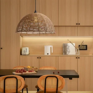 نجفة مودرن بني بمقبس E27 واحد