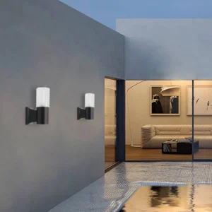 كشاف بوابة خارجي مفرد بمقبس E27