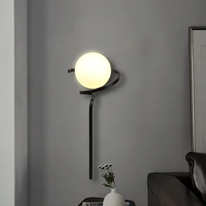 مصباح حائطي ستار بيم مودرن أسود لمبة E27 مفرد