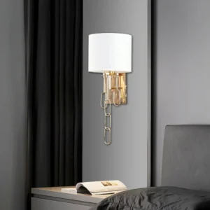 مصباح جداري مودرن ذهبي لمبة E27 واحدة