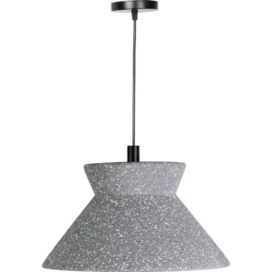 مصباح حائطي مودرن رمادي بقاعدة E27 لمبة واحدة، قطر 200 مم