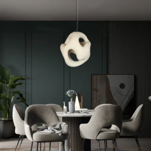 Modern pendant light with E27 socket and one bulb