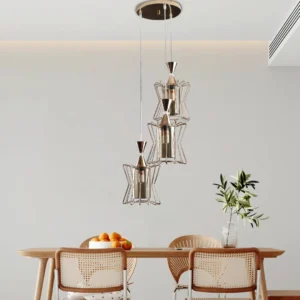 حامل لمبات ثلاثي ذهبي E27 ×3