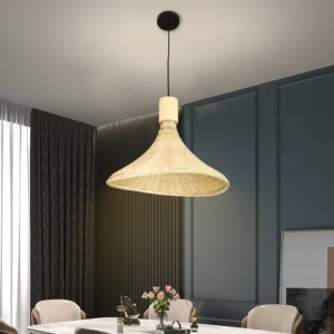 حامل/علاقة قش مفرد لـ E27 بقطر 30 سم