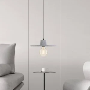 مصباح معلق مودرن رمادي بمقبس E27 ولمبة واحدة، قطر 300 ملم