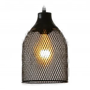 Single pendant light, black, classic design, E27 base