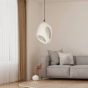 علاقة إضاءة مودرن لولي بمقبس E27 لمبة واحدة، مقاس 420 ملم