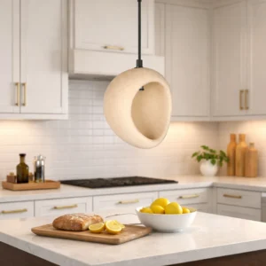 Modern pendant light holder (Luli) E27 bulb — single hole