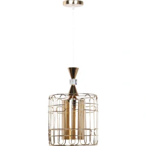 نجفة معلقة مودرن ذهبية لمبة واحدة (قاعدة E27)