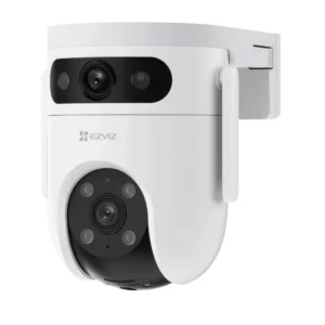 كاميرا مراقبة خارجية ذكية EZVIZ H9c بدقة 3K بعدستين (ثابتة + متحركة PTZ) مع تتبع ذكي ورؤية ليلية ملونة
