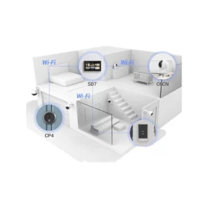 شاشة انتركوم ذكية EZVIZ SD7 مقاس 10.1 بوصة — شاشة لمس IPS مع مراقبة متعددة وتحكم ذكي