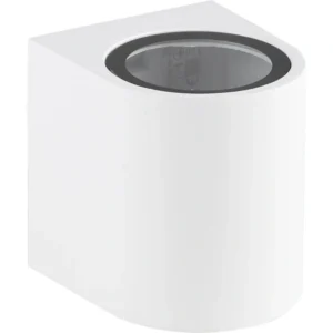 كشاف بوابة اسطواني مفرد أبيض بقاعدة لمبة GU10