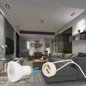 قاعدة توصيل كهربائية لمبة GU10