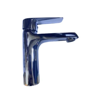 صنبور مغسلة بمقبض واحد مطلي بالكروم للتركيب السطحي — HANZO