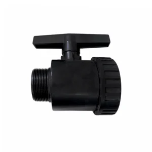 صمام كروي من البولي إيثيلين عالي الكثافة (HDPE) مقاس 2 بوصة — ضغط 16 بار