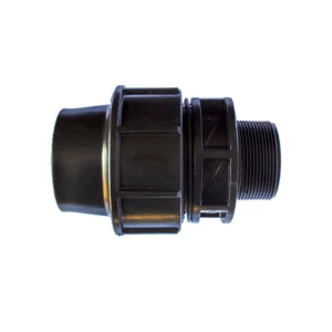 وصلة بدء سن خارجي من HDPE — 63 مم (2")، ضغط 16 بار لتوصيل أنابيب المياه