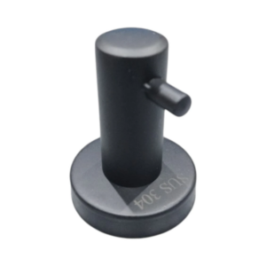 علاقة ملابس جدارية من ستانلس ستيل أسود مطفي — تصميم عصري ومتين | Helemend