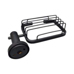 حامل/سلة صابون جداري معدني باللون الأسود المطفي | Helemend