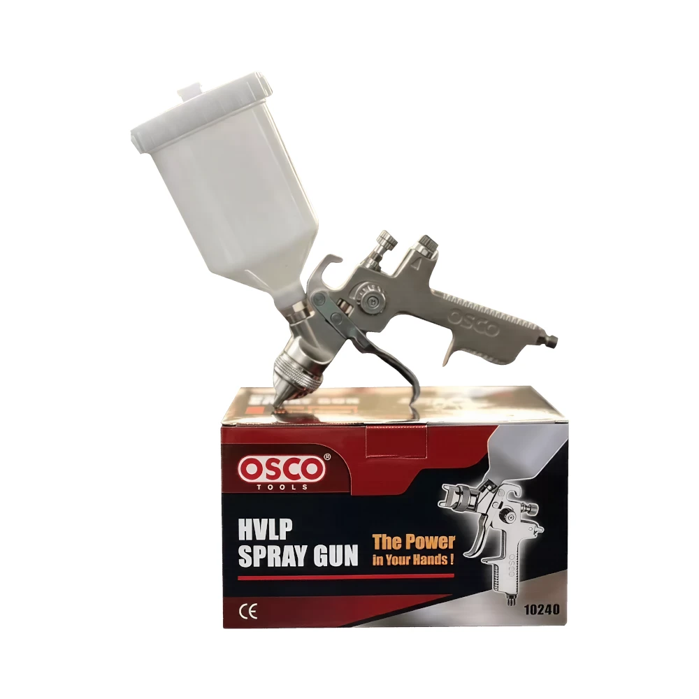 مسدس رش طلاء HVLP من أوسكو — بخاخ عالي الكفاءة مع تحكم مثالي | OSCO TOOLS