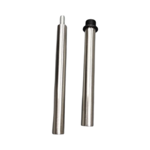 فرشاة حمام من فولاذ مقاوم للصدأ مع حامل جداري — تصميم فاخر | Hyshin