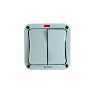 مفتاح دركسون ثنائي خارجي بمصباح IP66 — موديل 50054