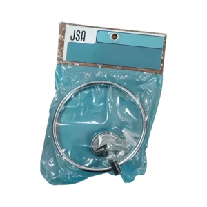 حلقة مناشف دائرية من JSA بتركيب جداري وتشطيب كرومي