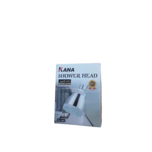رأس دش KANA أصلي وعالي الجودة — تصميم معدني أنيق، مقاوم للتكلس، توزيع ماء ناعم وضغط متوازن