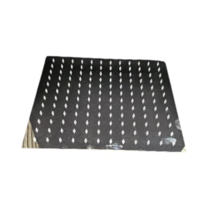 رأس دش مطري مربع KANA من الستانلس ستيل — 12 بوصة، فضي لامع