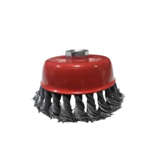 فرشاة سلك كوب KANA موديل KA-6401 لإزالة الصدأ والطلاء — سلك مجدول