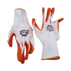 Anti-slip orange nitrile gloves — High protection and flexibility | KMR