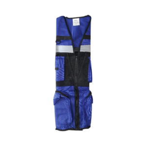 سترة أمان عاكسة بجيوب متعددة وتصميم شبكي للتهوية — للاستخدام المهني | KMR Tools بخامات عالية التحمل