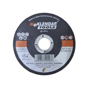 KOKLENDAR TOOLS Stainless Steel Cutting Disc — Size 115×1.0×22.23 mm