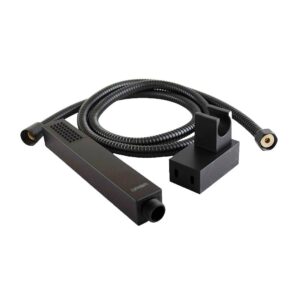 أوريسا سماعة مربعة سوداء مع إضاءة LED وقاعدة — موديل 30104