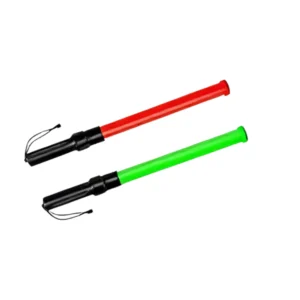 عصا إشارة مرورية LED بطول 54 سم تعمل ببطاريتين من نوع D