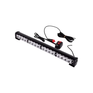 مسطرة سقفية LED تحذيرية — 6 شرائح ملونة بسطوع عالي للمركبات مع تحكم متعدد الأنماط