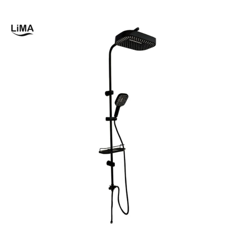 طقم عمود دش مربع مع خلاط بيانو — ليما (LIMA) أسود