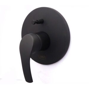 لوحة واجهة لخلاط مخفي ثنائي — أسود LIMA GH 120