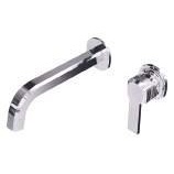 طقم خلاط دش ستامينا LM-2184 — كروم مع لمسات ذهبية