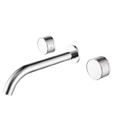 خلاط مغسلة ستامينا طراز LM-255-3 — تصميم عصري بتشطيب كروم وأسود