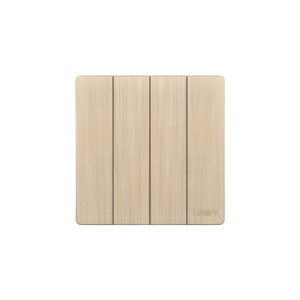 مفتاح رباعي LUXIFY 16 أمبير — ذهبي إصدار مطوّر