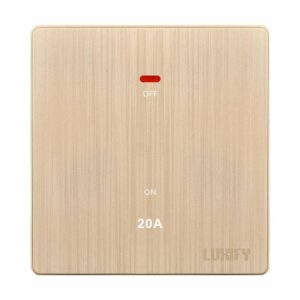 مفتاح سخان LUXIFY 20 أمبير — ذهبي مطوَّر