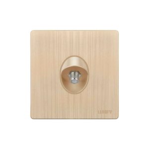 فيشة دش مطوّرة من LUXIFY باللون الذهبي