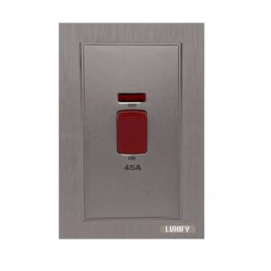 مفتاح مكيف LUXIFY 45 أمبير 7×14 — فضي