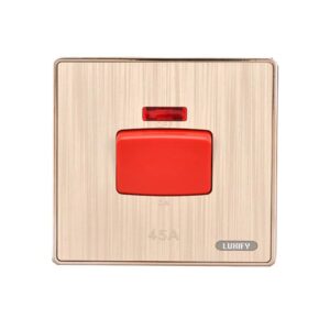 مفتاح مكيف LUXIFY ذهبي 45 أمبير 7×7